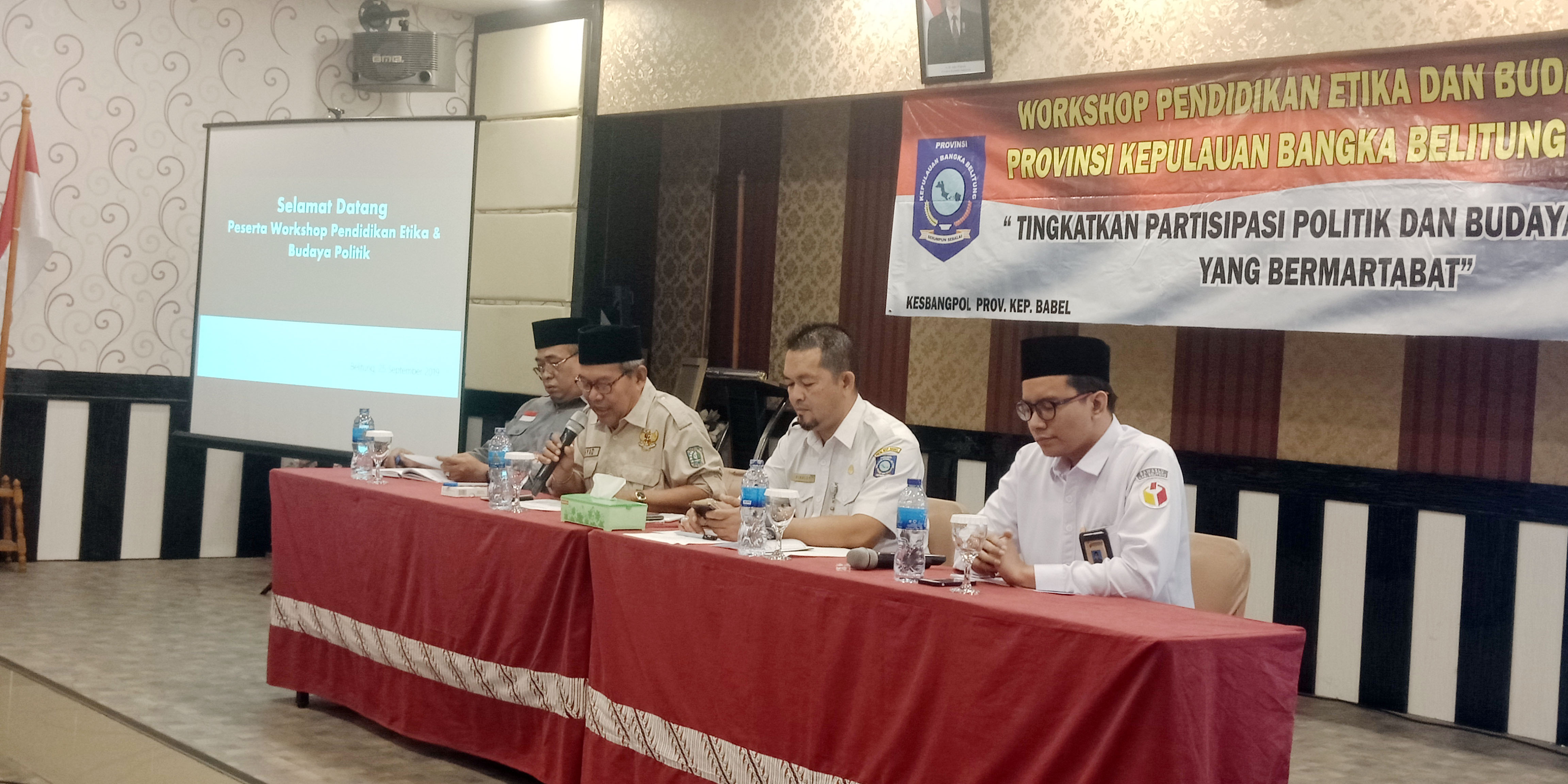 Pendidikan Etika dan Budaya Politik sebagai kunci sukses pemilu yang bermartabat bagi Masyarakat Belitung
