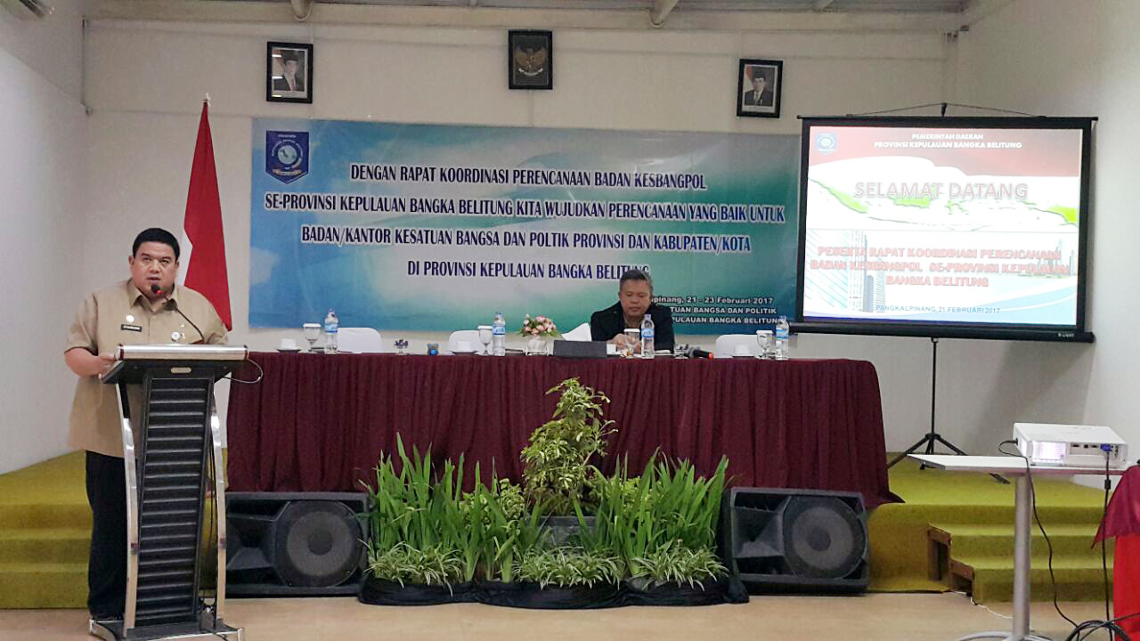 Rapat Koordinasi Perencanaan Badan Kesbangpol Se-Provinsi Kepulauan Bangka Belitung