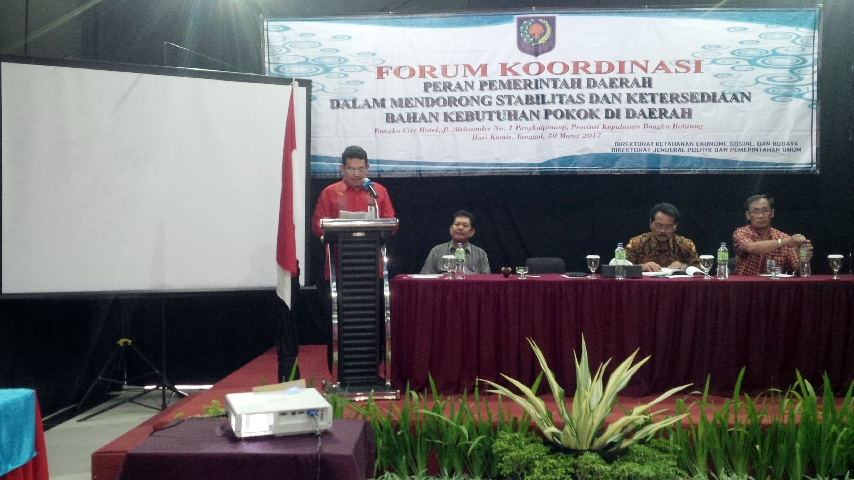 Forum Koordinasi Peran PEMDA dalam Mendorong Stabilitas dan Ketersediaan Bahan Kebutuhan Pokok di Daerah