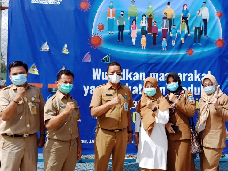 ASN Kesbangpol selesai Vaksinasi Covid – 19 Tahap II