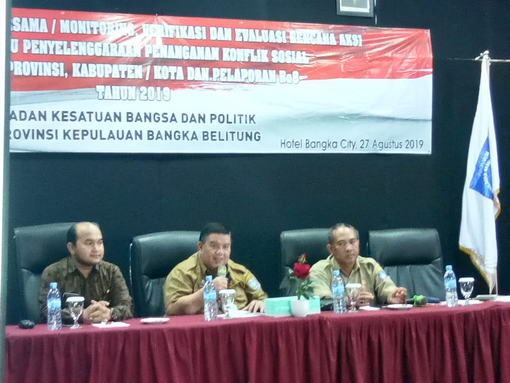 Rakor Bersama Rencana Aksi Tim Terpadu Penyelenggaraan Penanganan Konflik Sosial