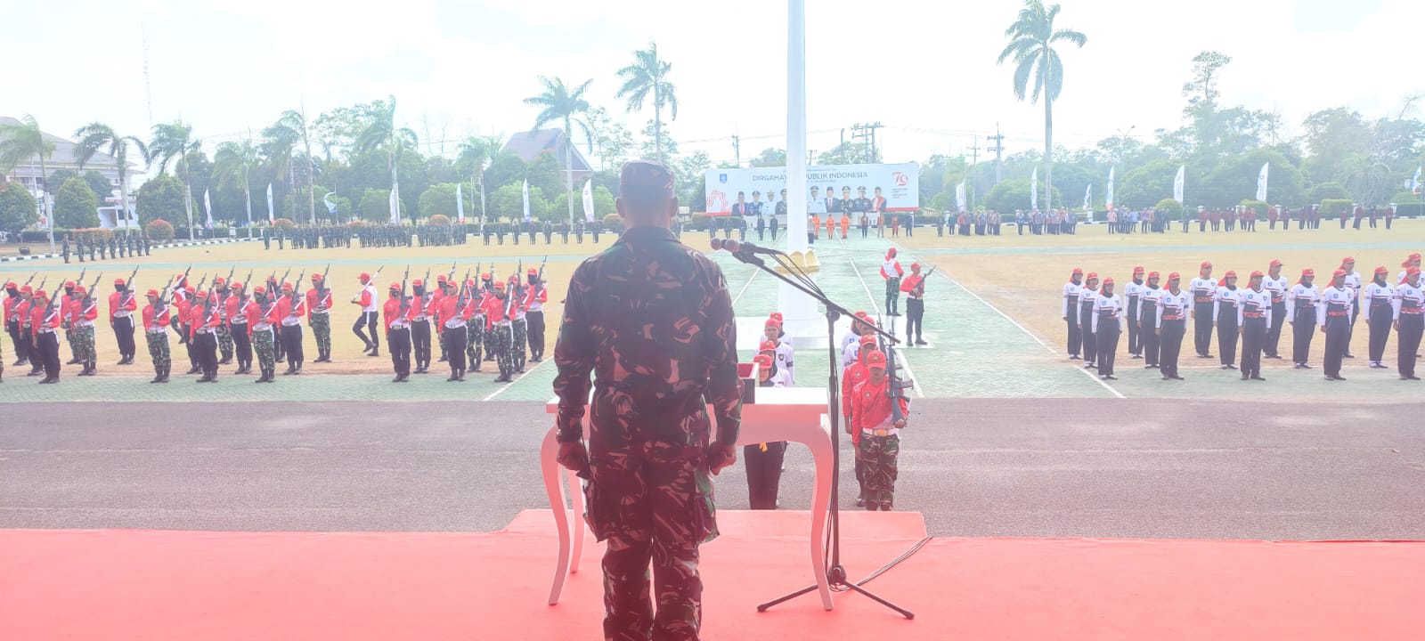 Gladi Bersih Upacara HUT RI ke-79 Provinsi Kepulauan Bangka Belitung