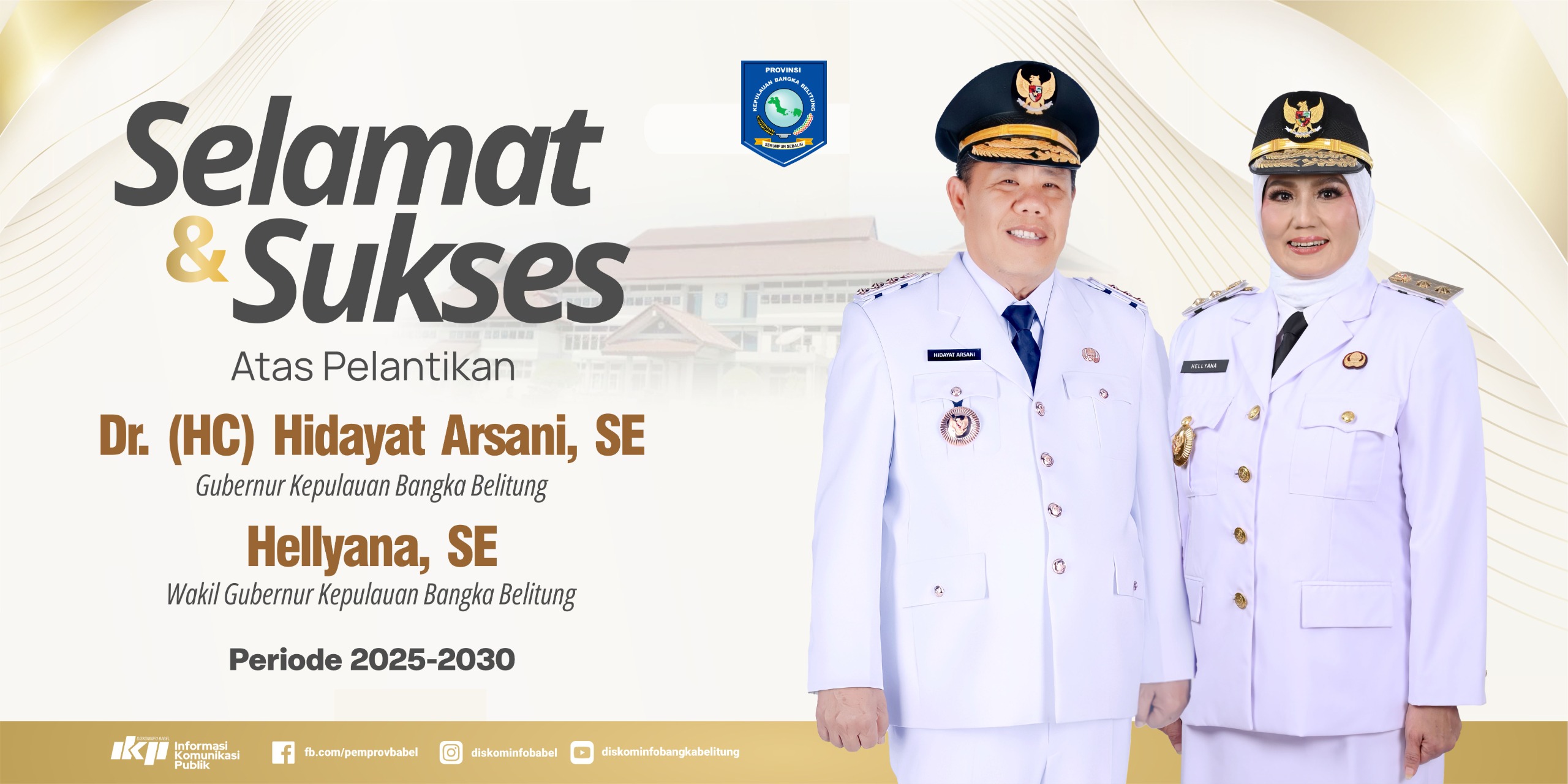 Gubernur dan Wakil Gubernur Bangka Belitung